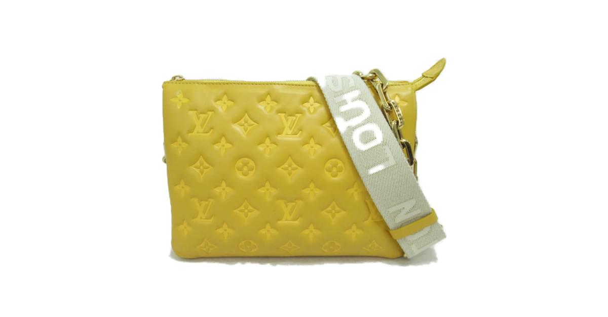 Louis Vuitton, Bags, Coussin Pm Mint Yellow Monogram Rare