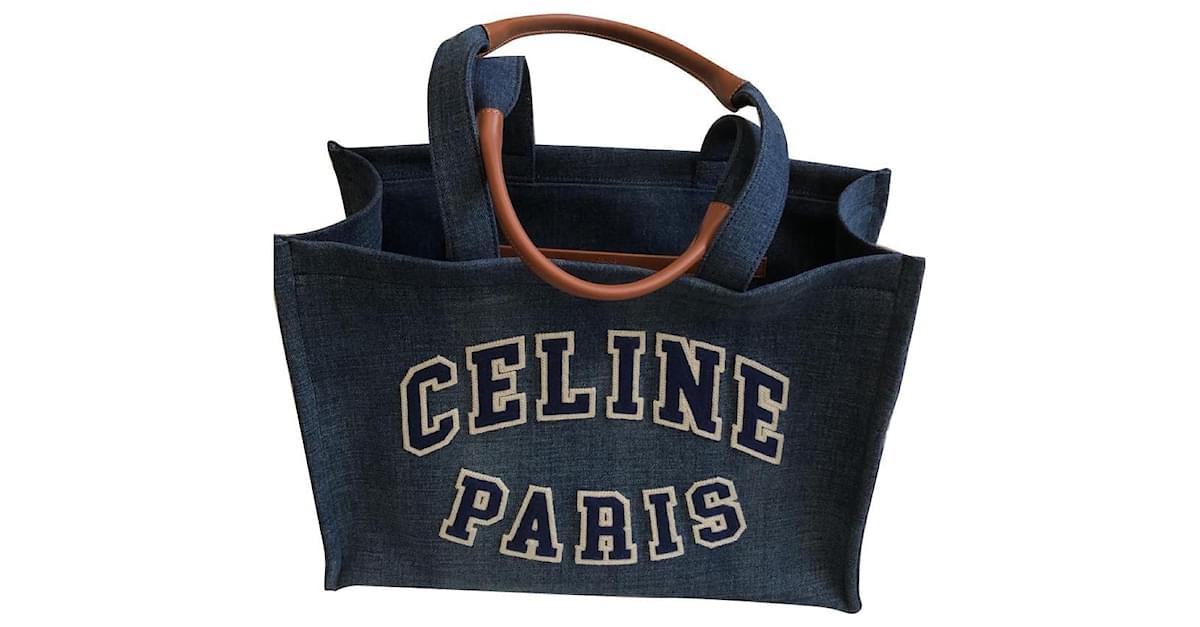 Céline bag model Thais new Navy blue Denim ref.854691 - Joli Closet