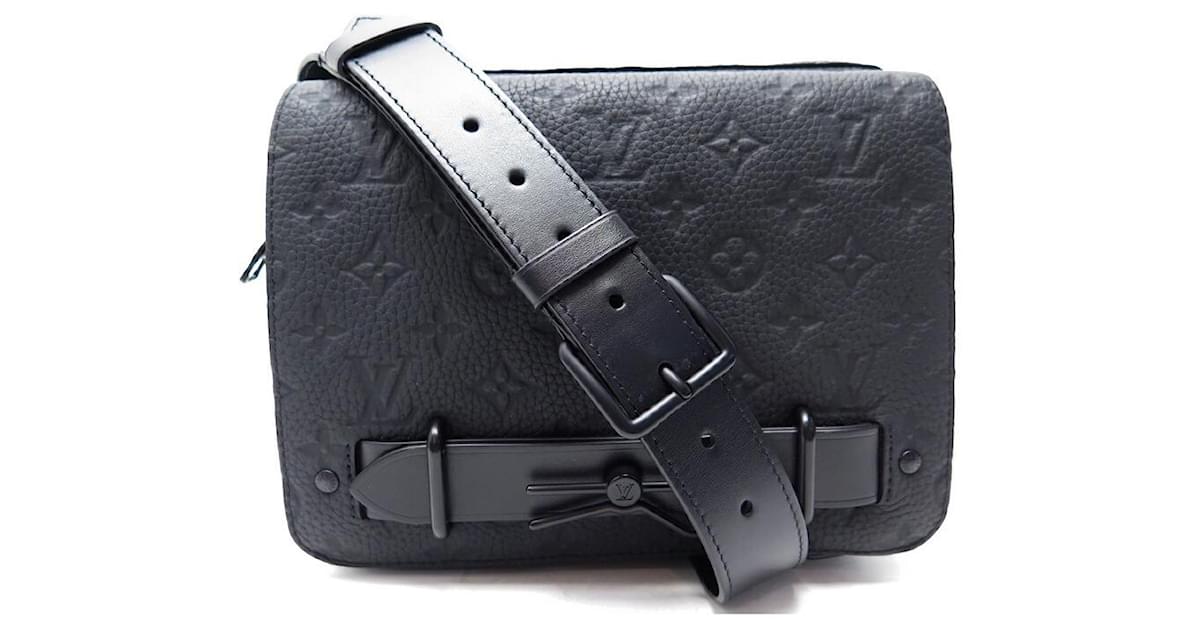 Louis Vuitton Steamer Messenger Bag Monogram Taurillon Leather In