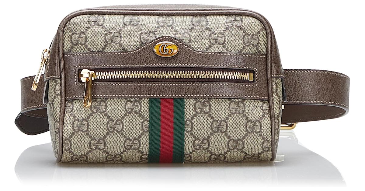 Ophidia GG Mini Belt Bag in Grey - Gucci