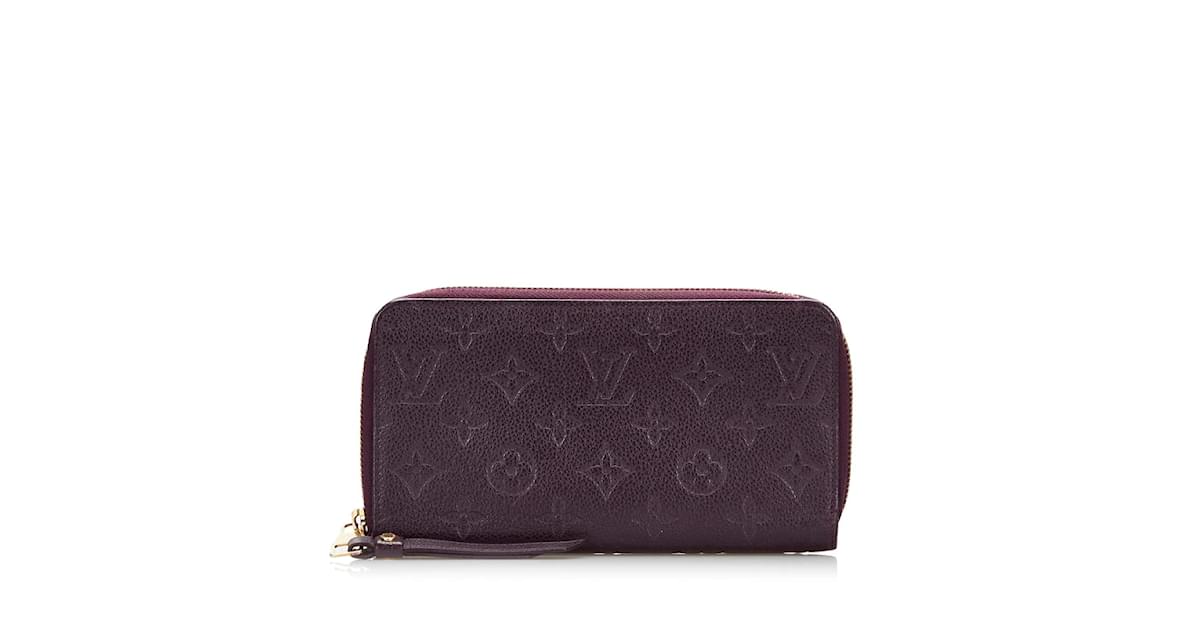 Louis Vuitton Purple Monogram Empreinte Zippy Wallet Leather Pony-style  calfskin ref.350423 - Joli Closet