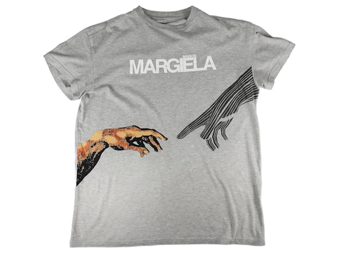 MAISON MARTIN MARGIELA Tops T.International S Cotton Grey