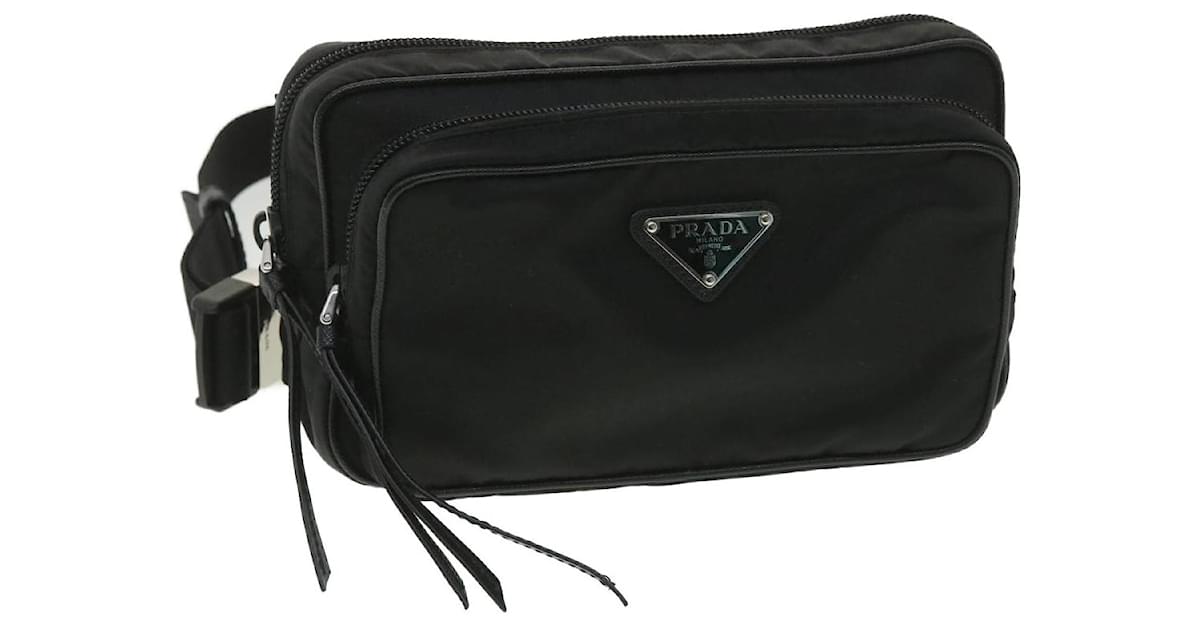 PRADA Waist Bag Black 2VL132 Nylon– GALLERY RARE Global Online Store