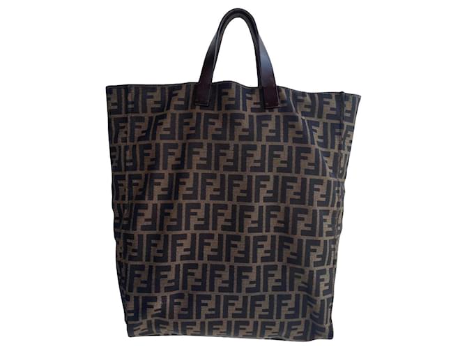 Shopper in tela Fendi Marrone Joli Closet