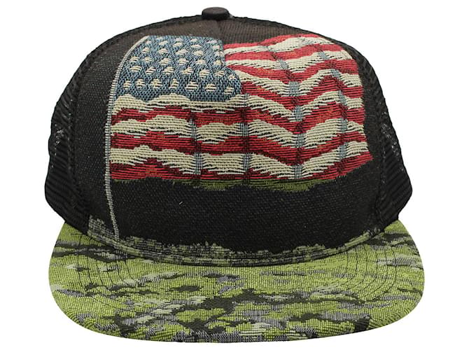 Saint Laurent Paris SS16 Surf Sound Moon Landing Hat in - Main Image