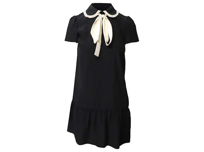 red valentino black bow dress Noir  AGASH