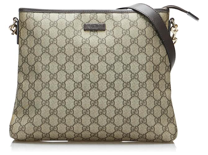 ショルダーバッグ・ポシェット GUCCI  Crossbody Bags Women Fabric Beige/Brown Gucci ショルダーバッグ 女性 ファブリック ベージュ/茶 | B