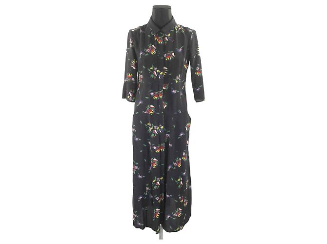 Haut Vintage Guerriero En Soie Multicolore - Taille S Femme - Années 1990 - Très Bon état