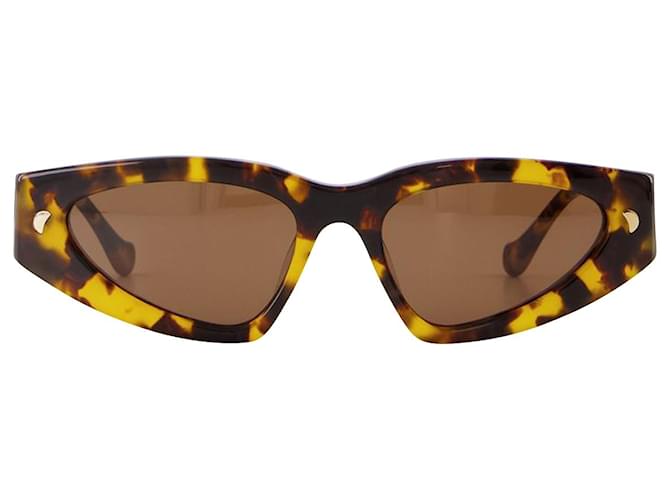 サングラス Nanushka Crista Sunglasses - Acetate - Yellow Crista Sunglasses - Nanushka - Acetate - Yellow Orange ref
