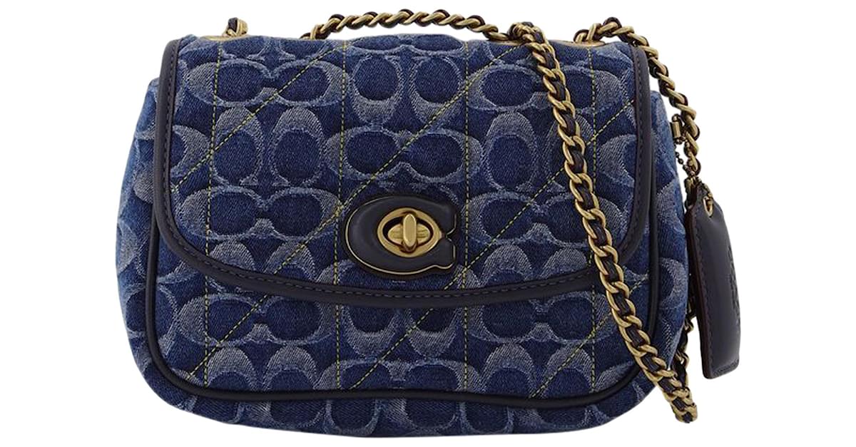 Coach Blue Denim ref.868487 Joli Closet