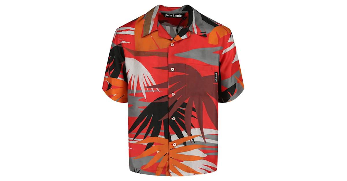 Palm Angels Hawaiian Bowling Shirt Multiple colors Silk ref.868764