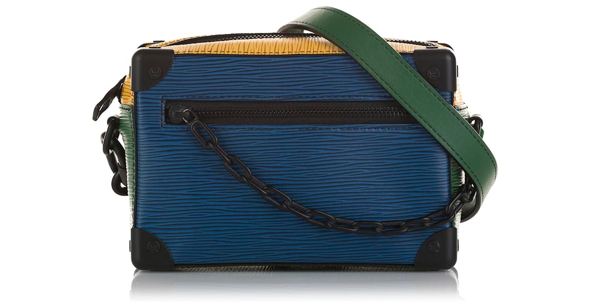 Louis Vuitton Blue Epi Mini Soft Trunk Leather ref.870918 - Joli Closet