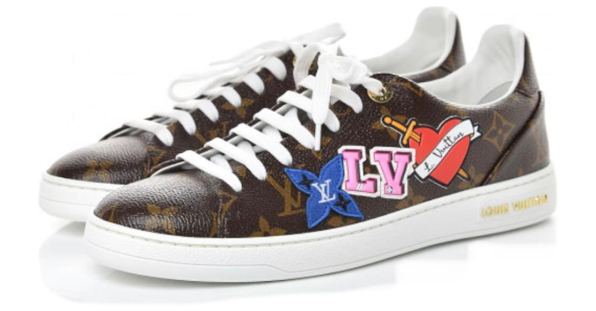 Louis Vuitton Sneakers Brown Leather ref.873843 - Joli Closet