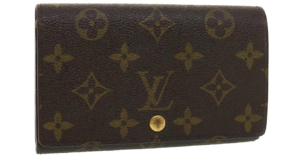 LOUIS VUITTON Monogram Porte Monnaie Billets Tresor Wallet M61730 LV Auth  am4096 Cloth ref.874180 - Joli Closet