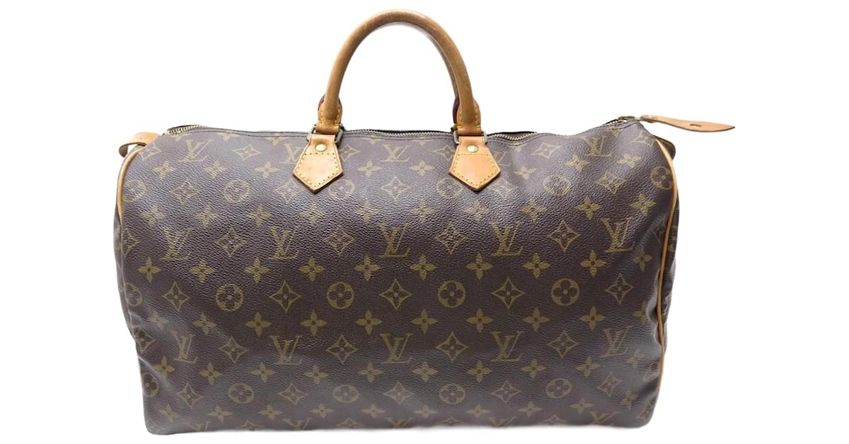 LOUIS VUITTON SPEEDY CHAIN HANDBAG 20 M40988 CANVAS MONOGRAM BAG