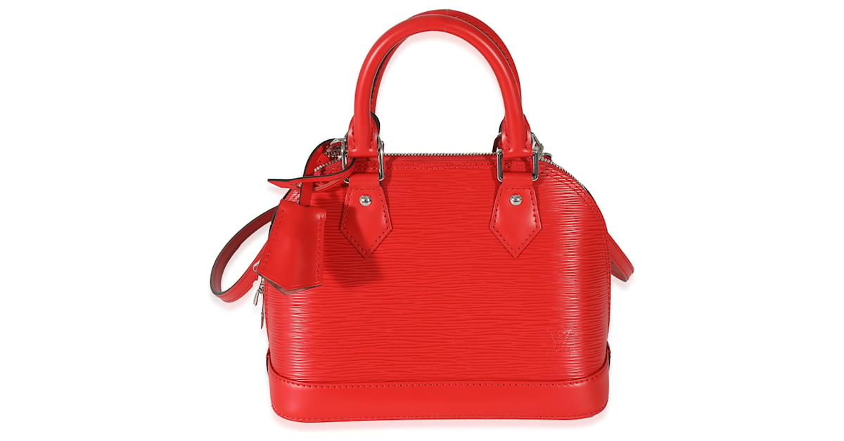 Louis Vuitton Epi Coquelicot Alma BB Red Leather ref.875804 - Joli