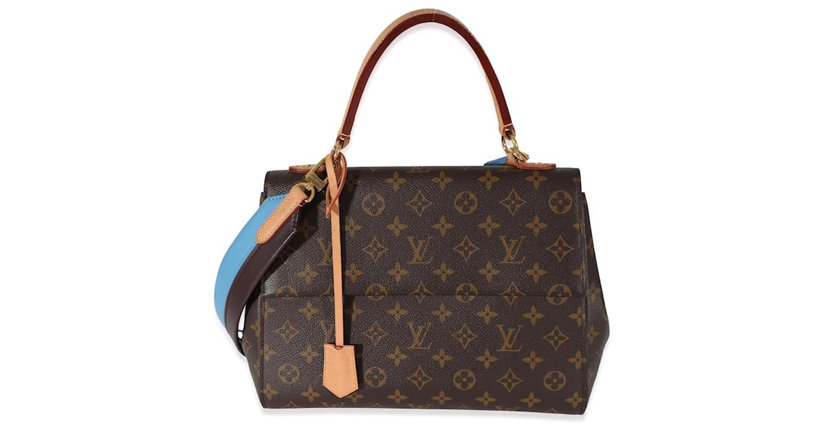 LOUIS VUITTON Monogram Cluny MM Blue Glacial 1257950