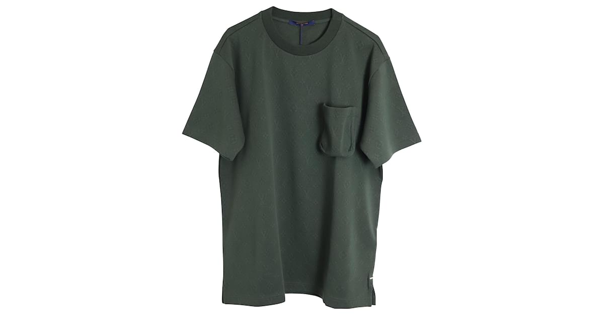 Louis Vuitton, Shirts, Louis Vuitton Mens Signature 3d Pocket Monogram  Tshirt