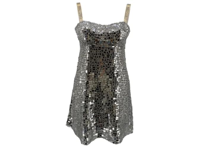 green emerald velvet dress Christian Dior Sequin Cocktail Dress
