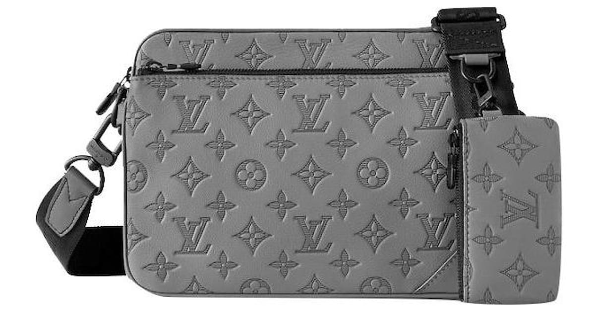 Louis Vuitton LV Trio messenger gray new Grey Leather ref.877164 - Joli  Closet