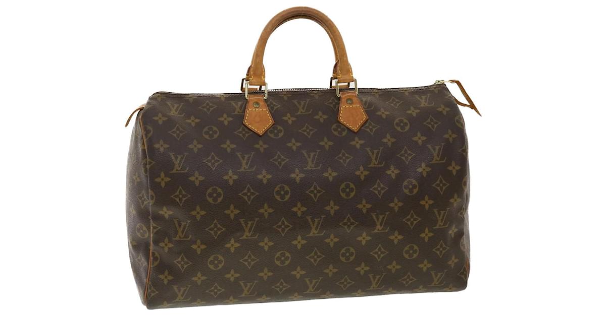 Louis Vuitton Monogram Speedy 40 Hand Bag M41522 LV Auth pt4052