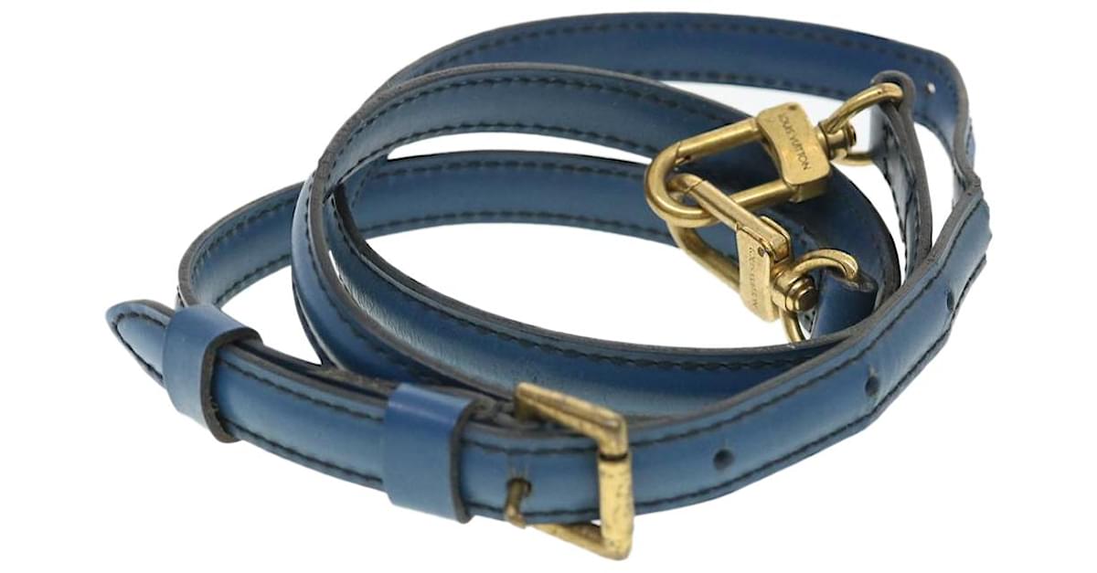 Louis Vuitton Shoulder Strap Epi Leather Blue 92720226