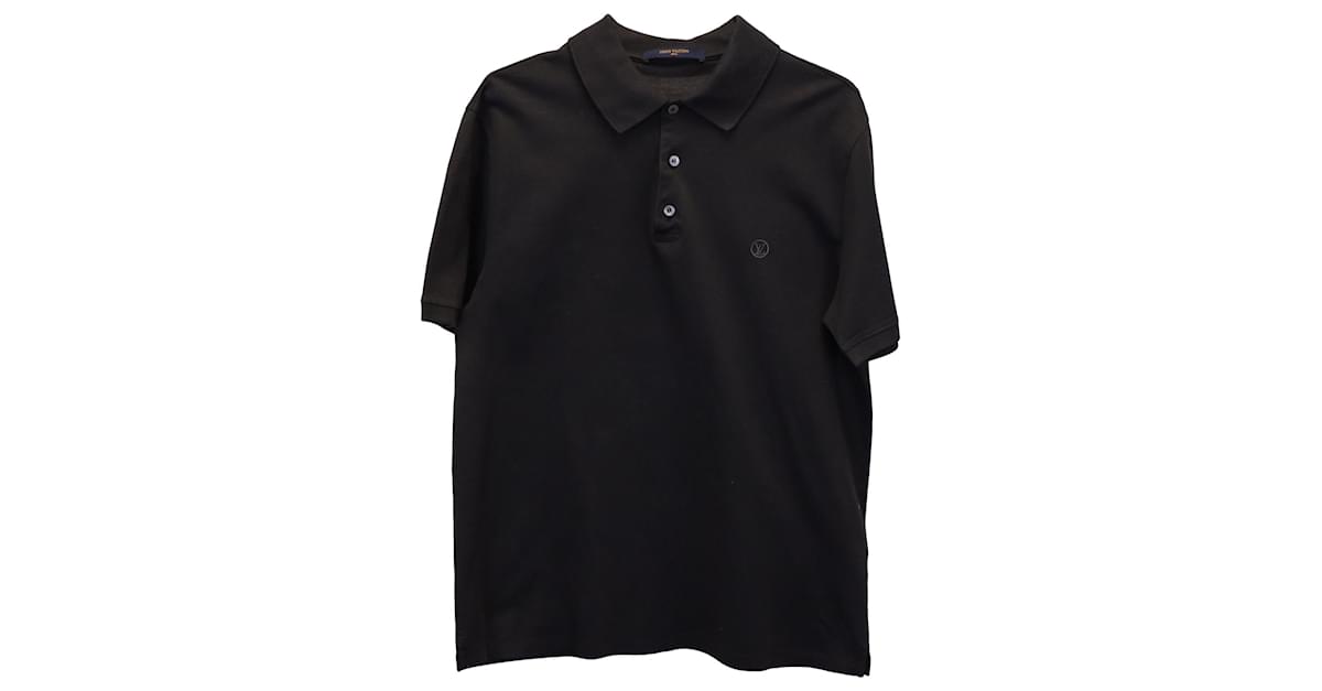 Louis Vuitton Classic Short Sleeve Pique Polo in Dark Gray Cotton Grey  ref.878895 - Joli Closet