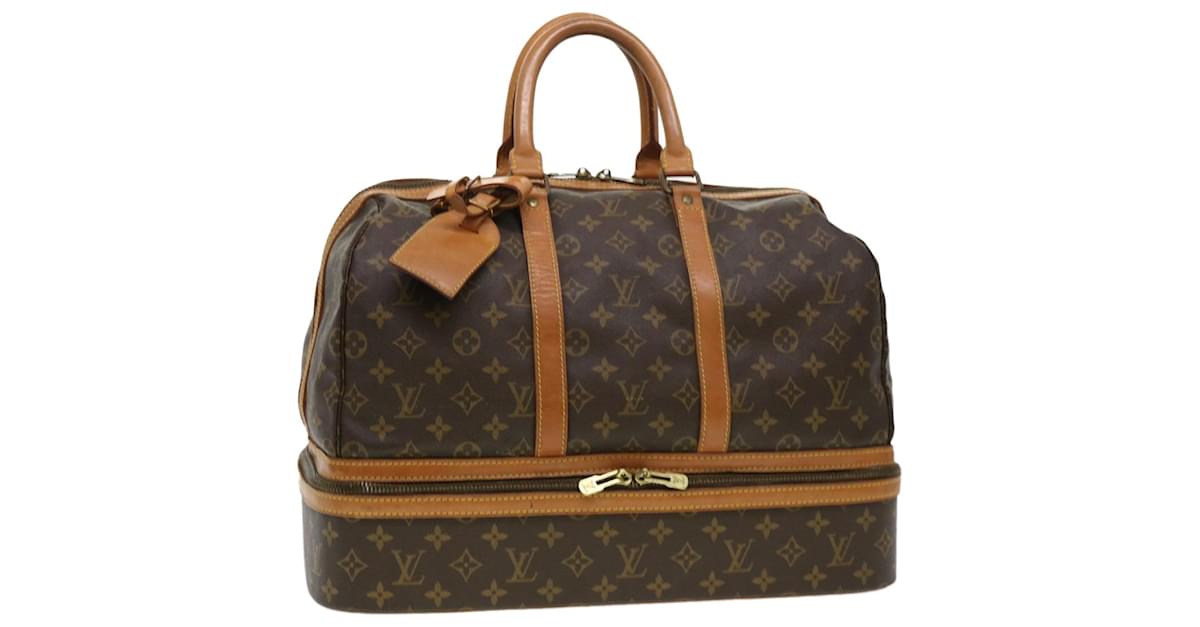 LOUIS VUITTON Monogram Sac Sports Boston Bag M41444 LV Auth am4463