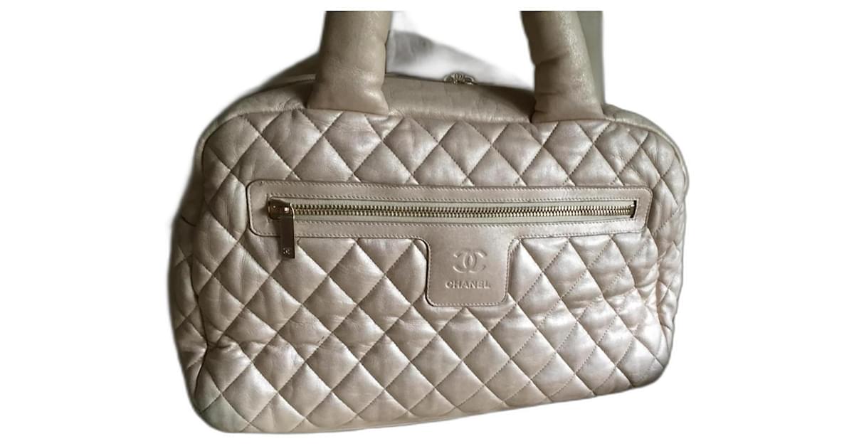 CHANEL COCOON BAG IN LEATHER LIGHT GOLDEN LEATHER Lambskin ref