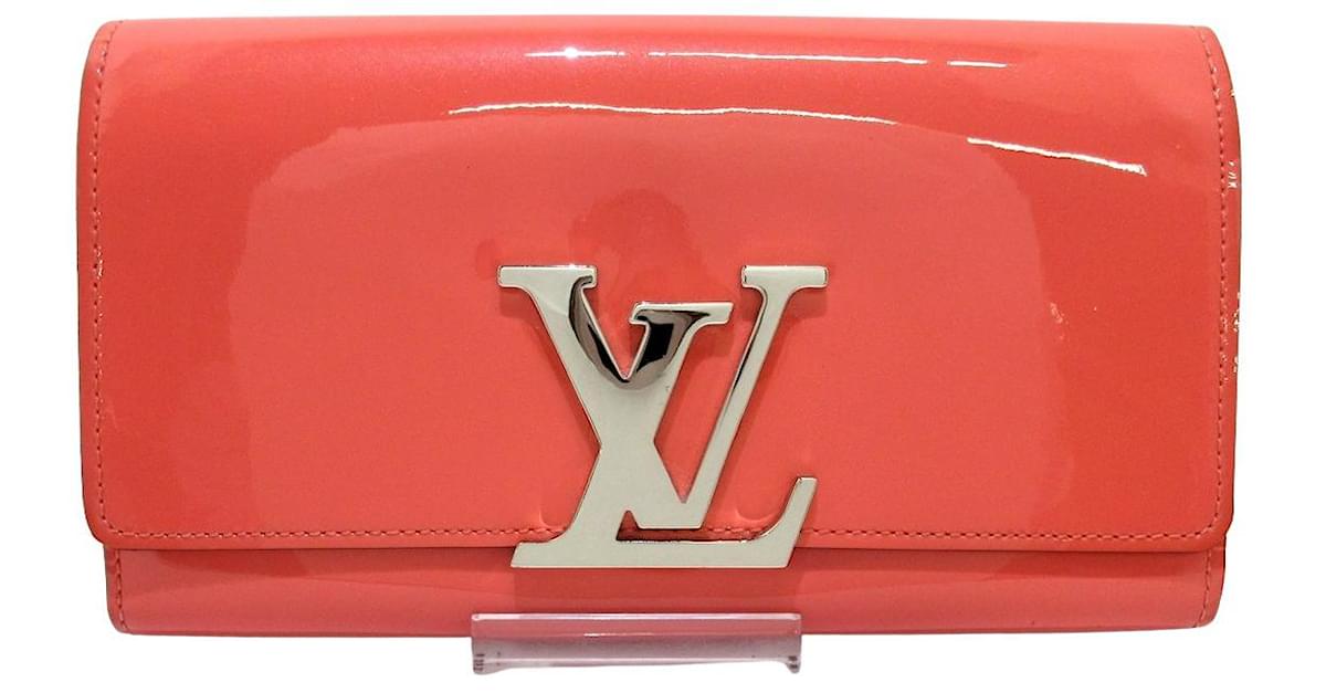 Louis Vuitton Indian Rose Portefeuille Louise Wallet Flap Pink