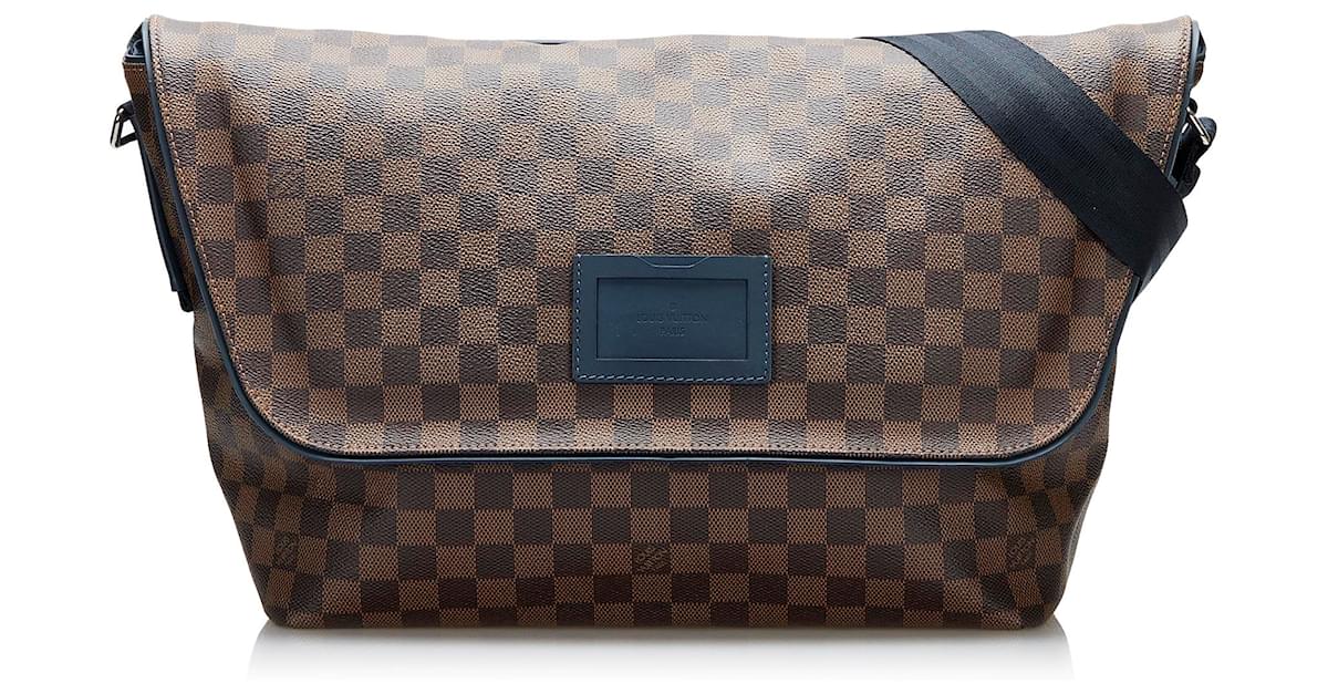 Louis Vuitton Damier Sprinter MM Shoulder Bag Brown PVC