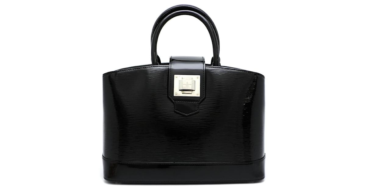 Louis Vuitton Louis Vuitton Passy Black Epi Leather Silver Tone