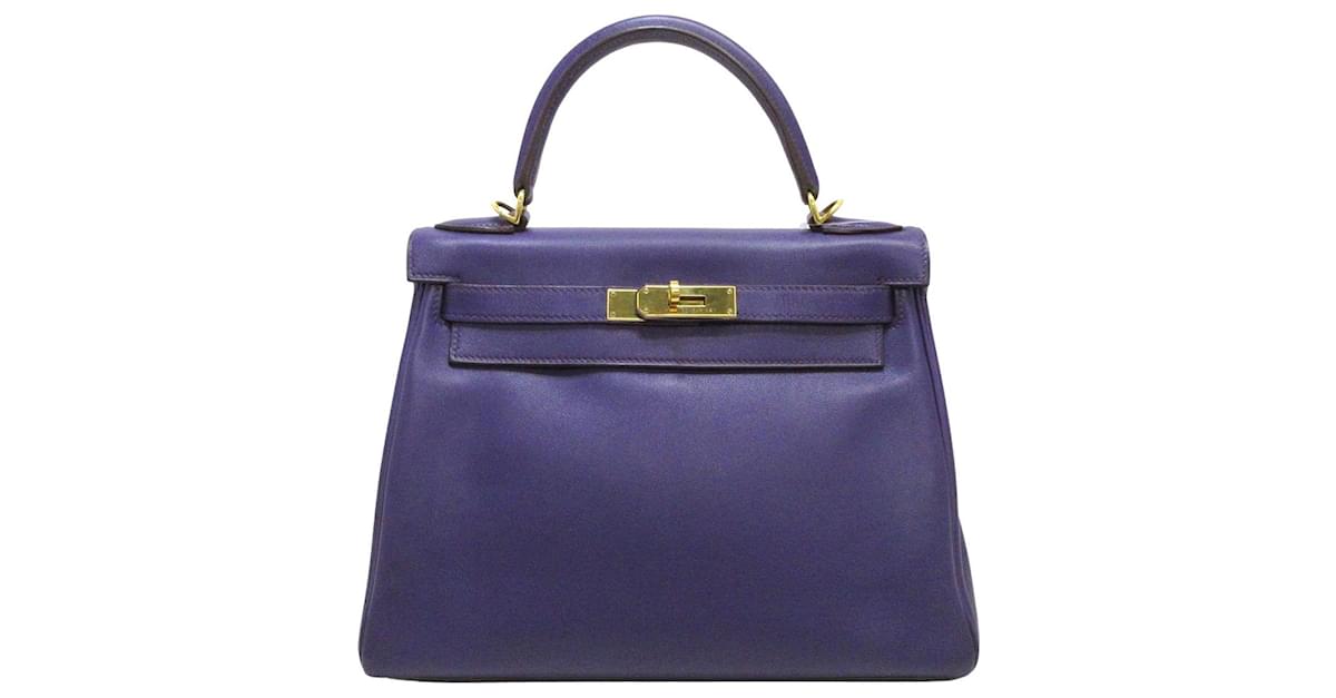 Hermès hermes kelly Purple Leather ref.884847 - Joli Closet