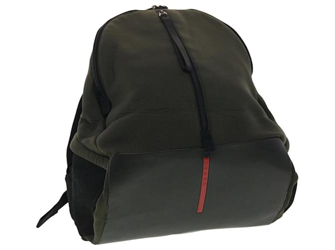PRADA PRADA Sports Backpack Nylon Black Auth 40166 ref.886170