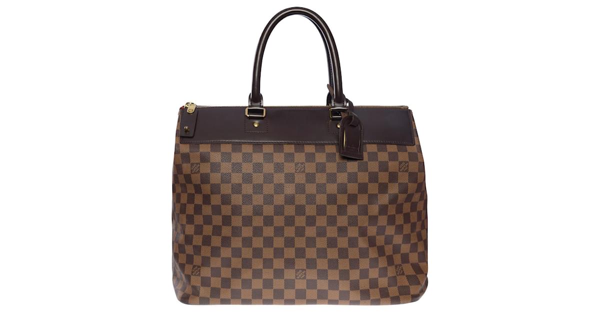 Neo greenwich cloth travel bag Louis Vuitton Brown in Cloth - 34148507
