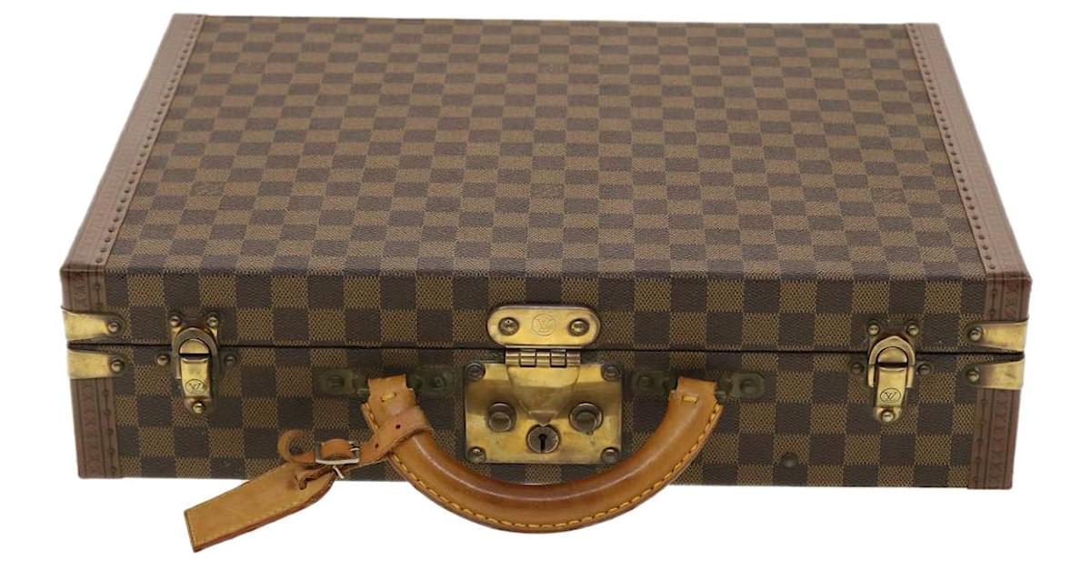 Louis Vuitton Alzer 75 Golden Dark brown Cloth ref.113754 - Joli