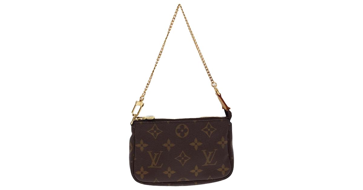 LOUIS VUITTON Monogram Illustre Mini Pochette Accessoires Clutch Wallet  Bell Boy