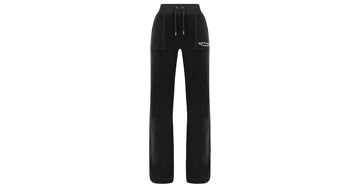 Juicy Couture Pants, leggings Black Cotton Polyester ref.890679 - Joli  Closet