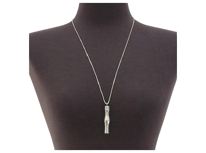 Gucci Bamboo Silvery Silver ref.890908 - Joli Closet
