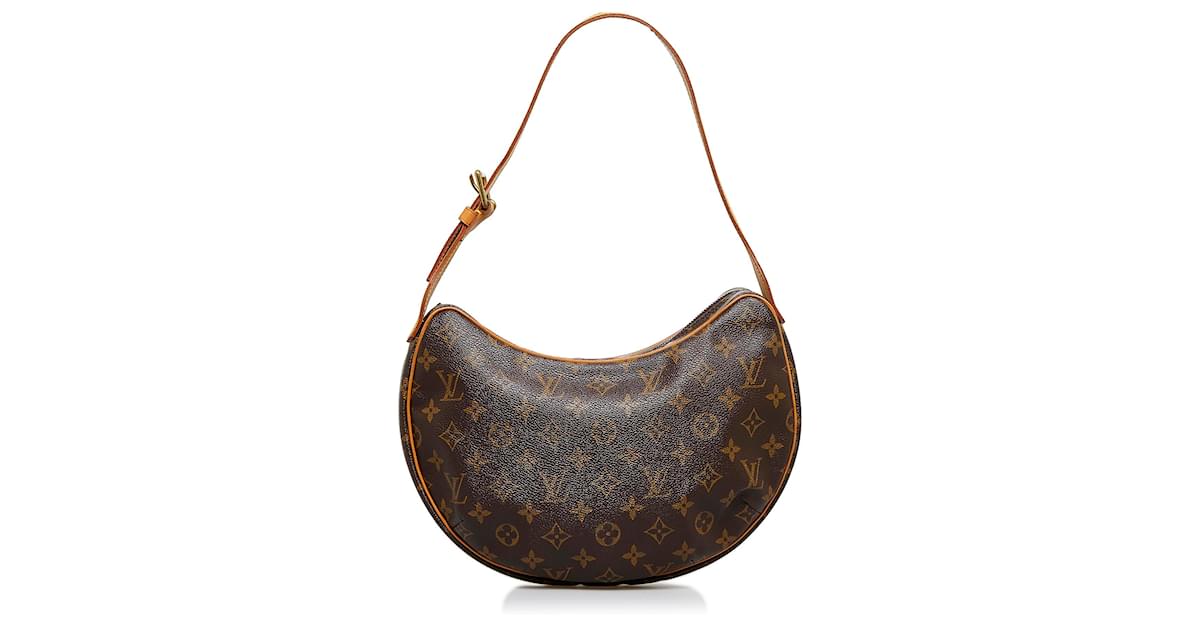 LOUIS VUITTON BROWN MONOGRAM CROISSANT MM BAG – RDB