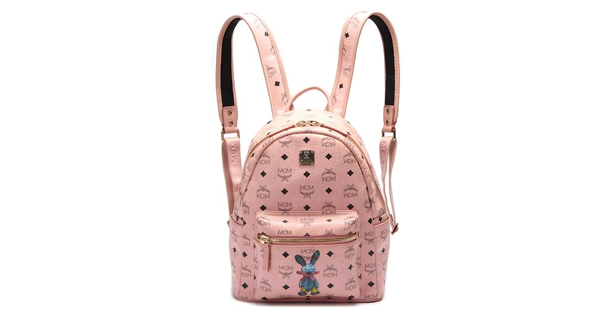 MCM Visetos Stark Backpack - Pink Backpacks, Bags - W3023516
