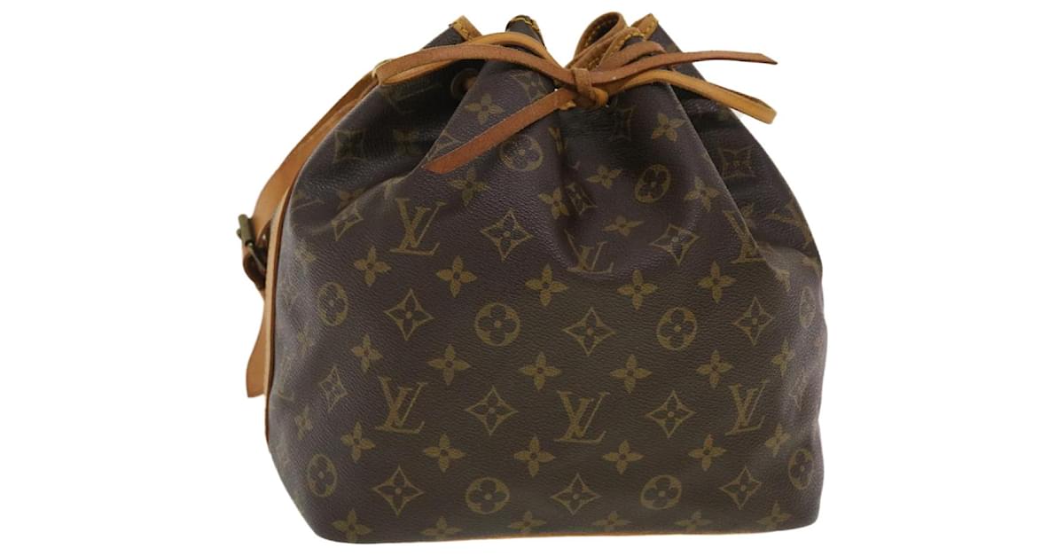 Louis-Vuitton Monogram Petit Noe Shoulder Bag