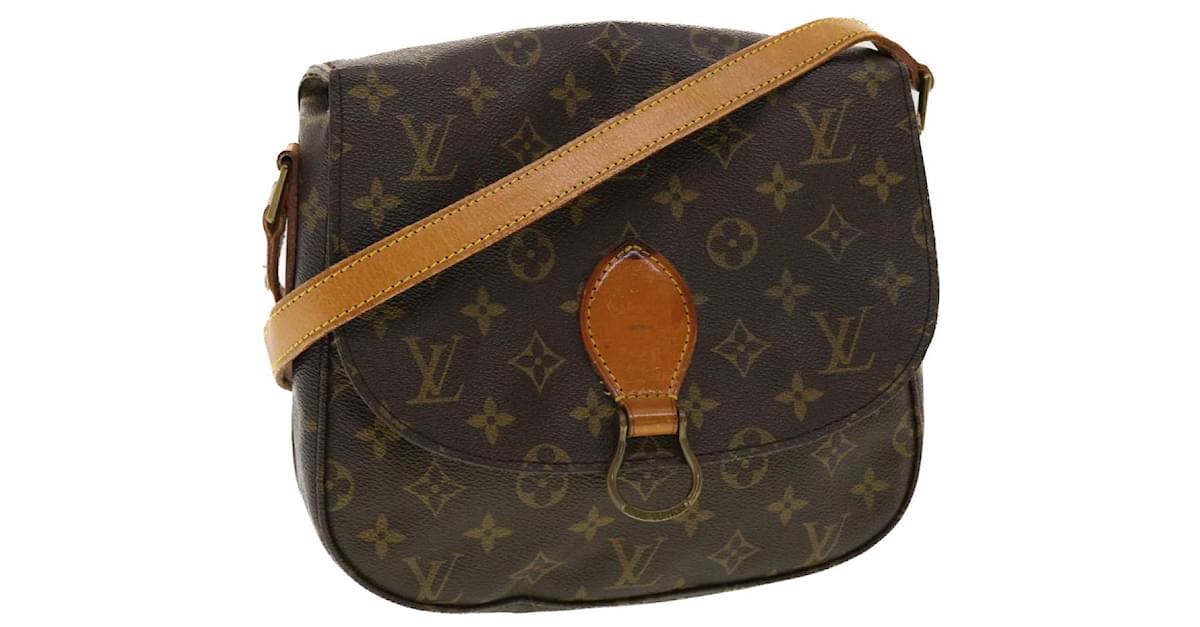 LOUIS VUITTON Monogram Saint Cloud GM Shoulder Bag M51242 LV Auth 40444