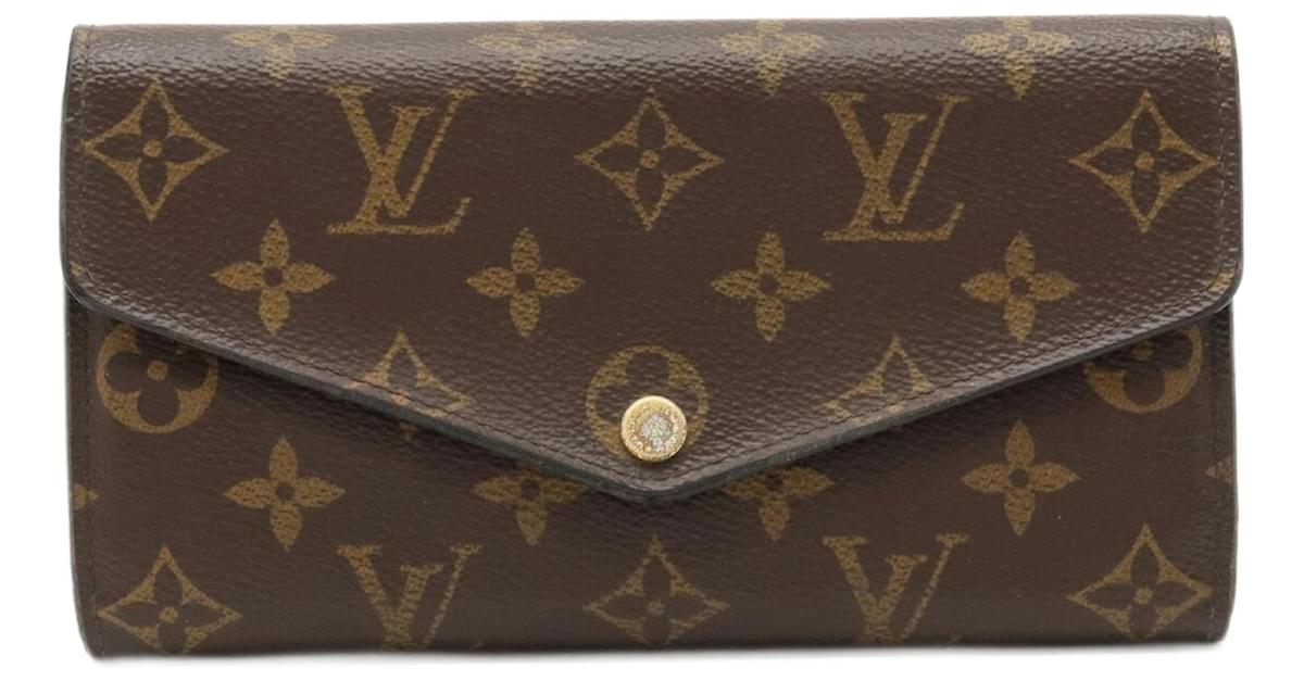 Louis Vuitton Portefeuille Sarah Brown Cloth ref.892117 - Joli Closet