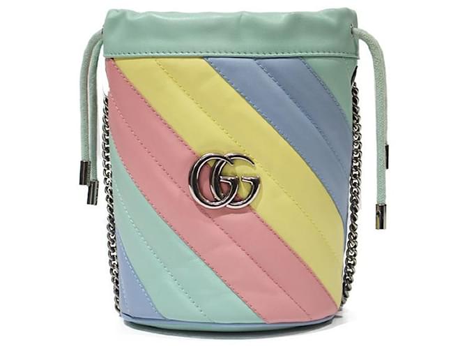 Bucket Bag Gucci Rainbow Pastel Bag Gucci Handbags Multiple Colors