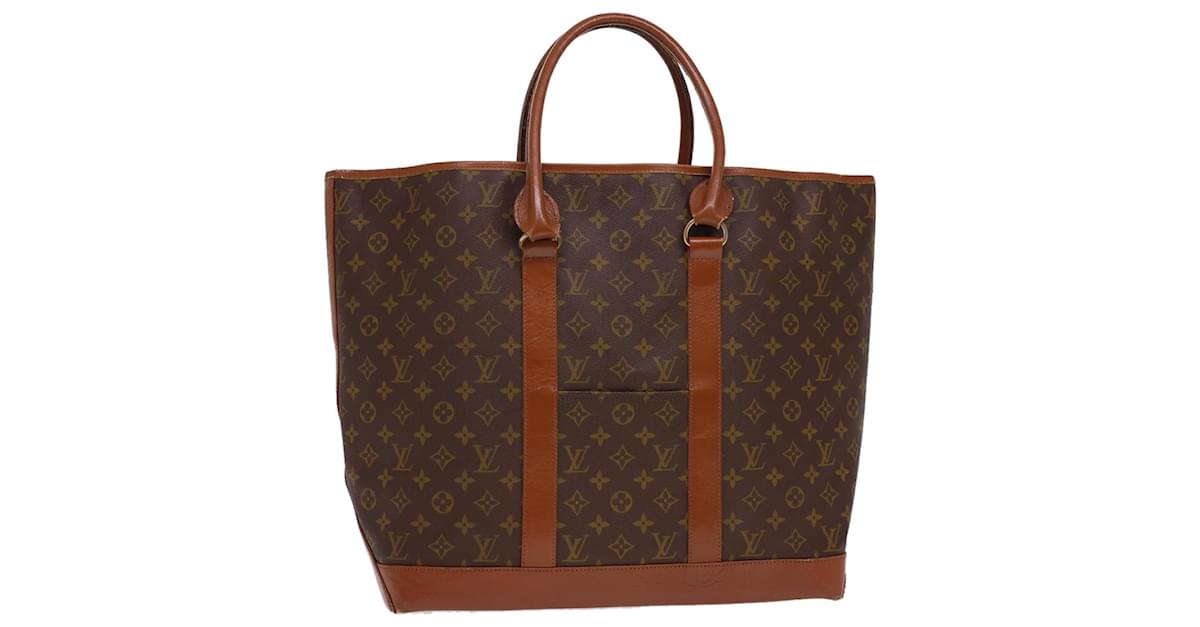 Louis Vuitton Monogram Sac Weekend GM Vintage Tote Bag M42420