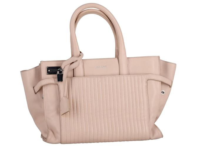 Zadig Voltaire Candide Medium Tote Bag in Cream Leather White