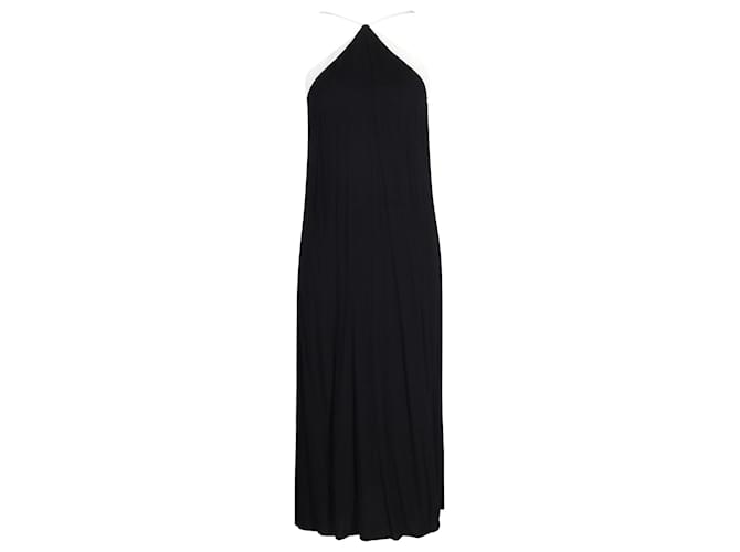 mini dress with halter neck LoveShackFancy Deanna Halter Dress in Black main image 1