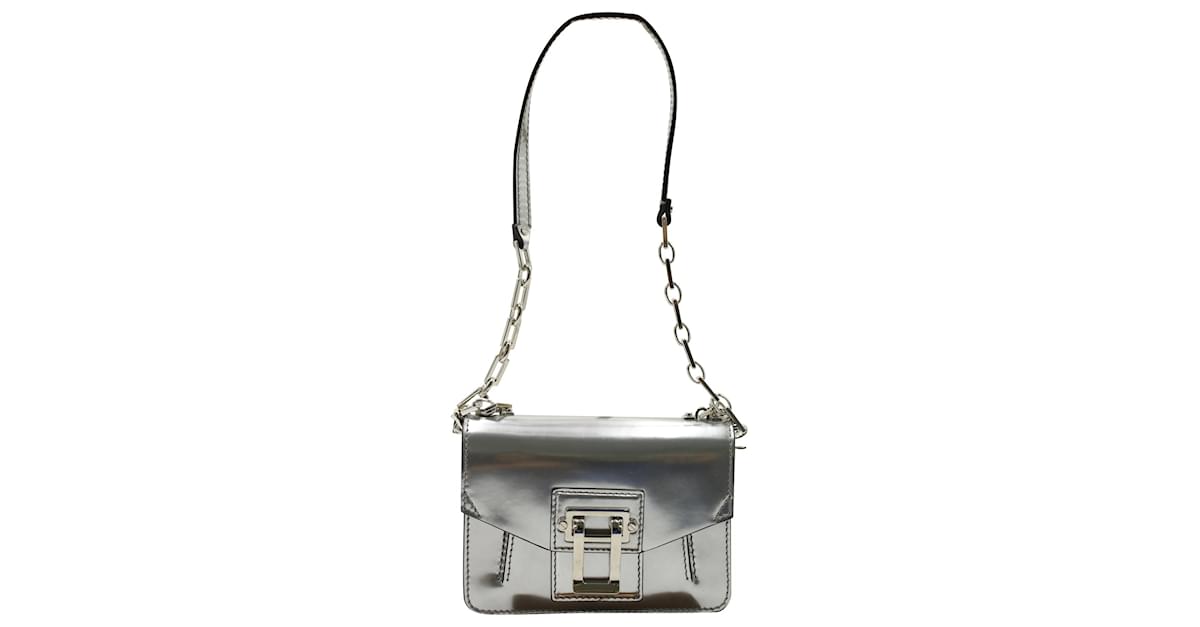 Proenza Schouler PS1 Silvery Leather ref.900921 Joli Closet