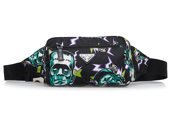 Prada - printed belt bag - men - ワンサイズ Prada x Universal Frankenstein Belt Bag Printed Tessuto | eBay